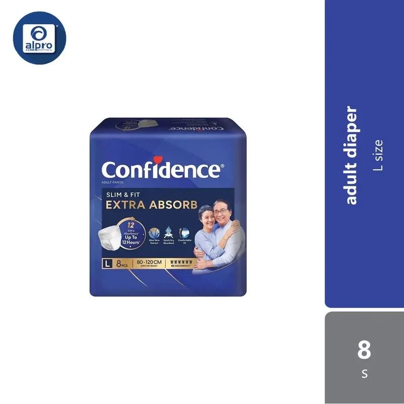 Confidence Extra Absorb Pants L 8s | Comfortable Fit
