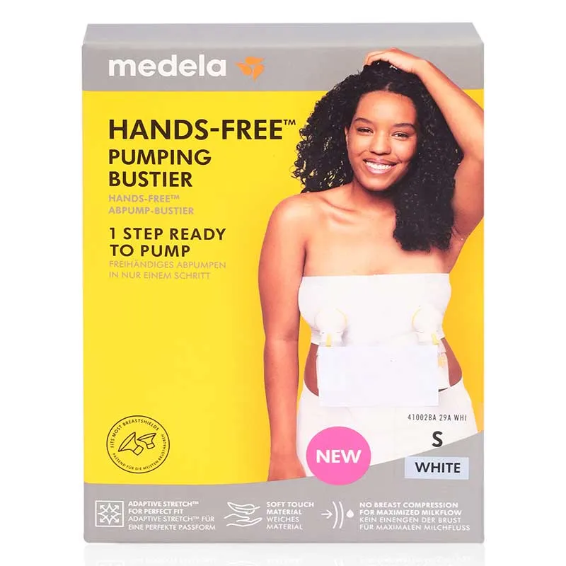 Medela 101043808 Hands-Free Pumping Bustier(S) White