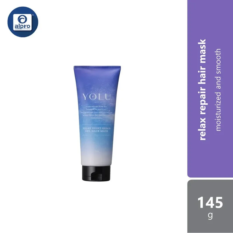YOLU Relax Night Repair Gel Hair Mask 145g | With Collagen