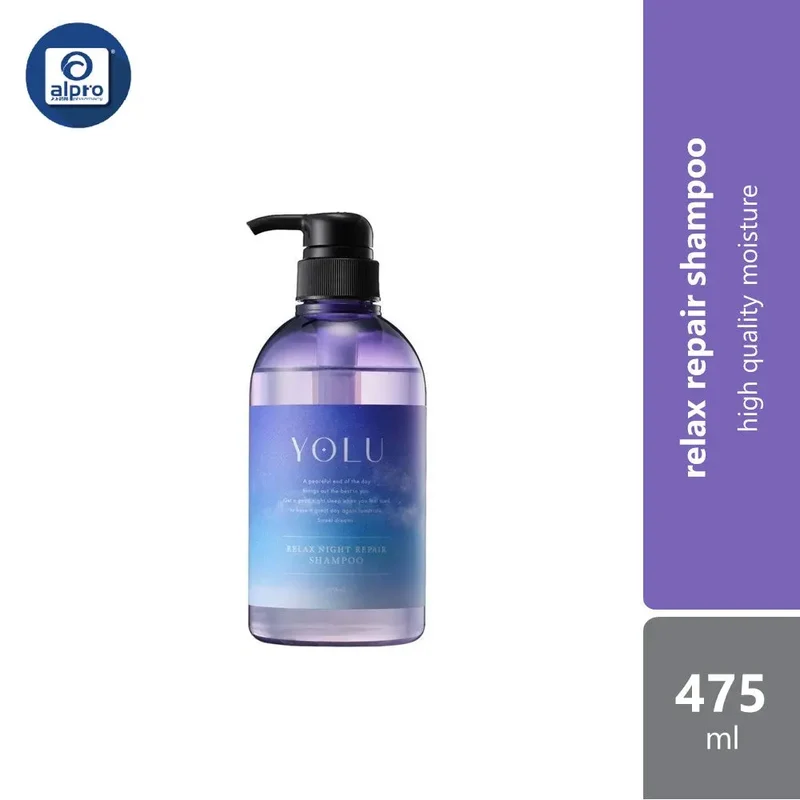 YOLU Relax Night Repair Shampoo 475ml | Smooth and Silky