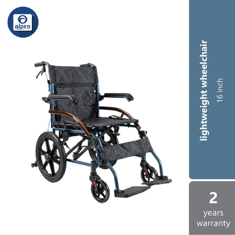 Moven BMQ05 Aluminium Lightweight Premium Wheelchair 16 Inch | 2 Years Warranty