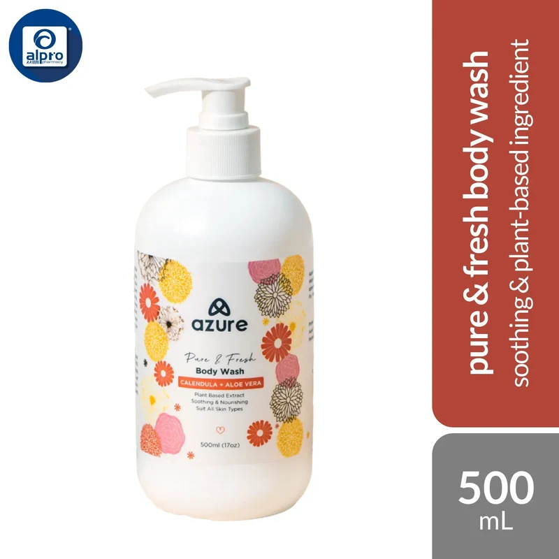 Azure Pure & Fresh Body Wash 500mL | Soothing & Plant-Based Ingredient