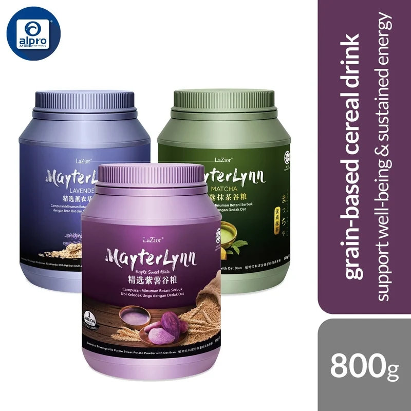 Lazior Mayterlynn (Purple Sweet Potato/ Matcha/ Lavender) 800g | Support Well-Being & Sustained Energy