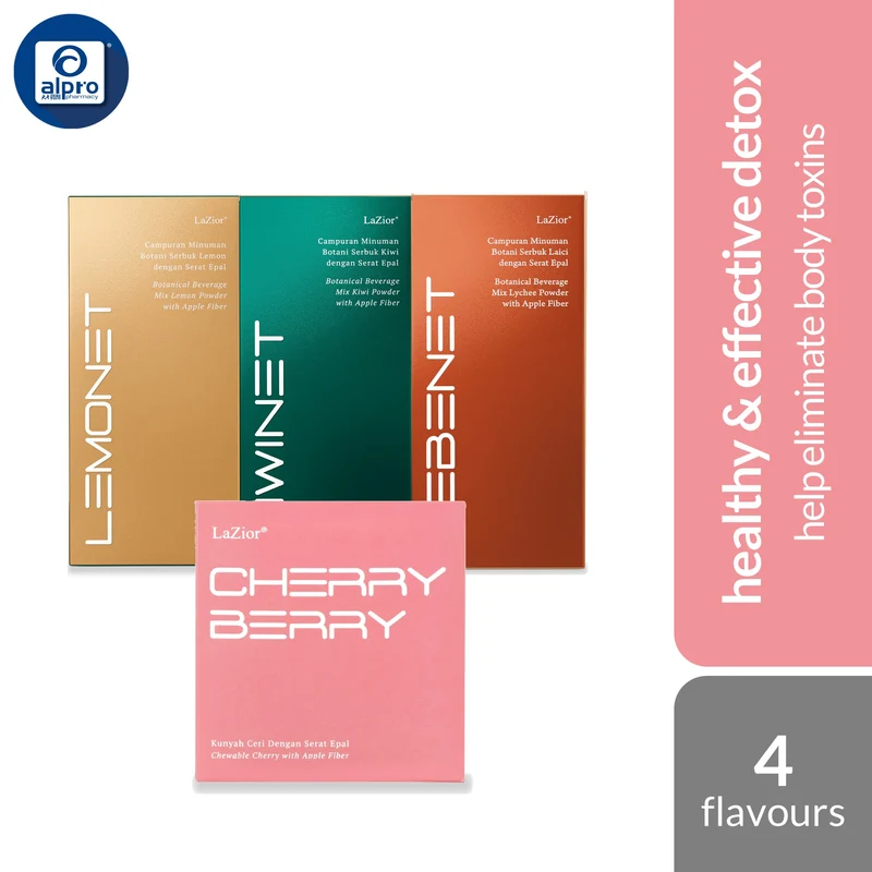 Lazior (Lemonet/ Kiwinet/ Hebenet/ Cherry Berry) 15s | Help Eliminate Body Toxins