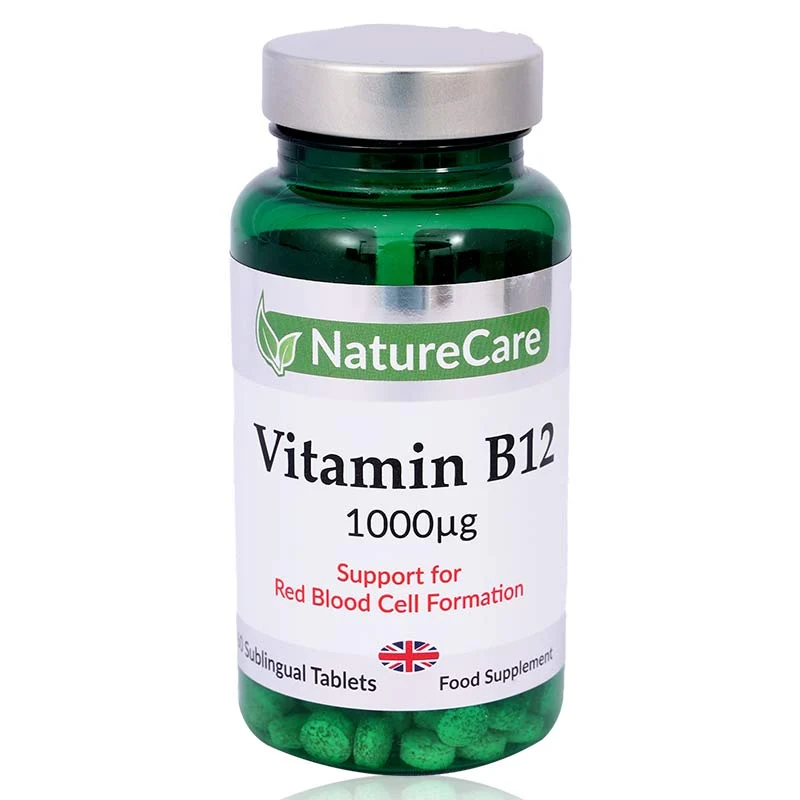 Naturecare Vitamin B12 1000mcg Sublingual Tablets 60'S