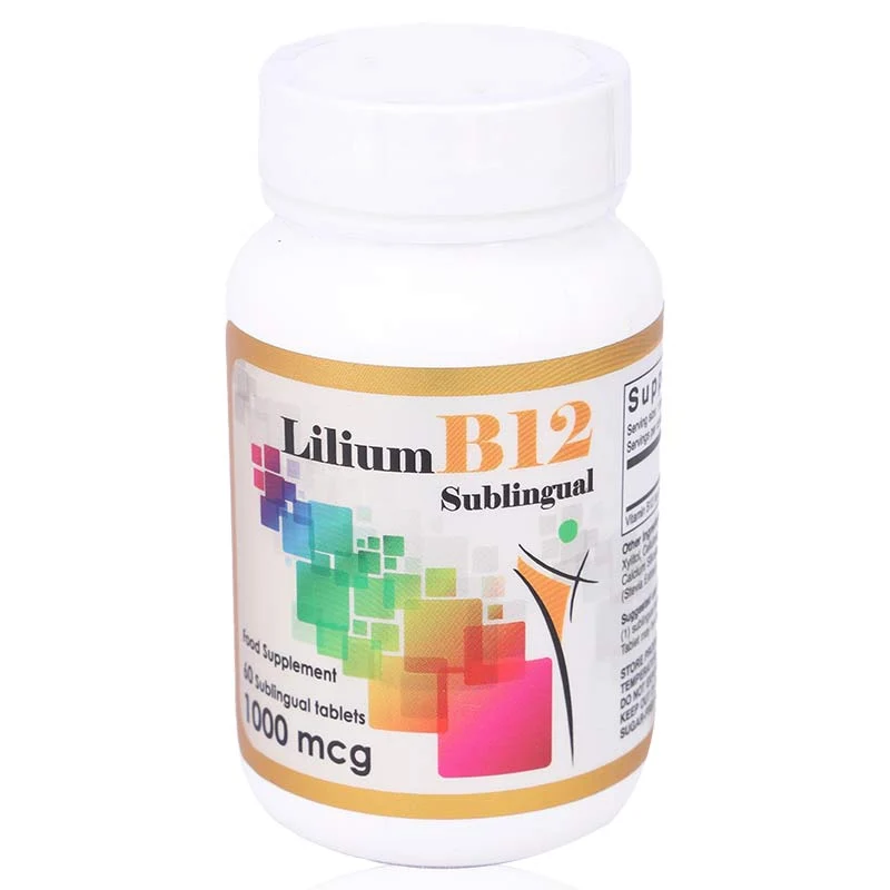 Lilium B12 Sublingual 1000mcg Tablets 60'S