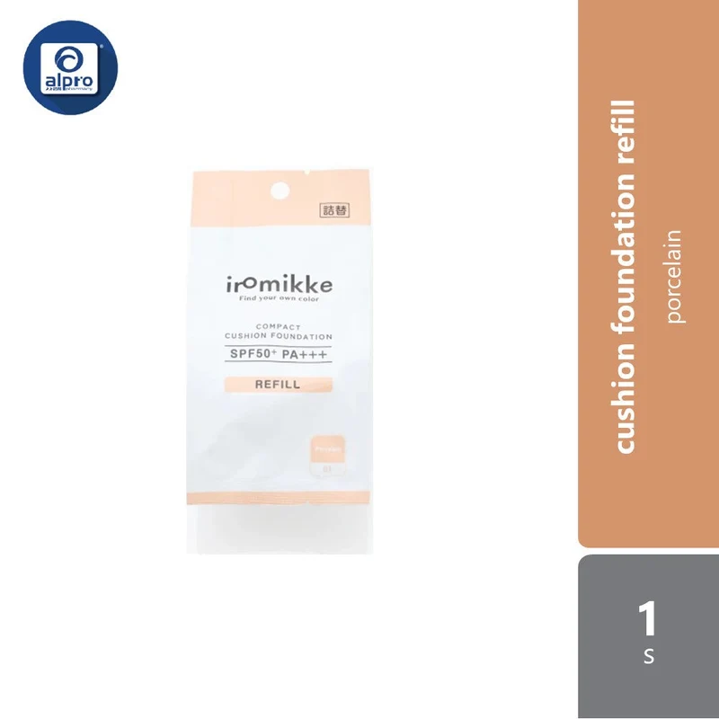 iromikke Compact Cushion Foundation Refill (Porcelain/Pink Ocher/Warm Beige)