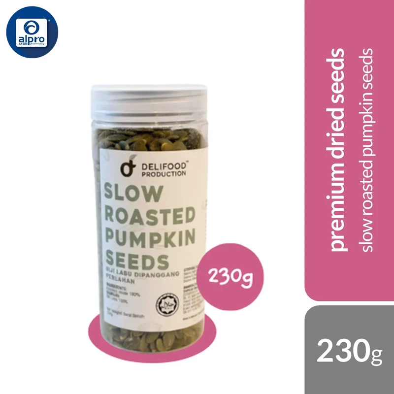 Delifood Slow-Roasted Pumpkin Seed 230g | Slow Roasted Pumpkin Seeds
