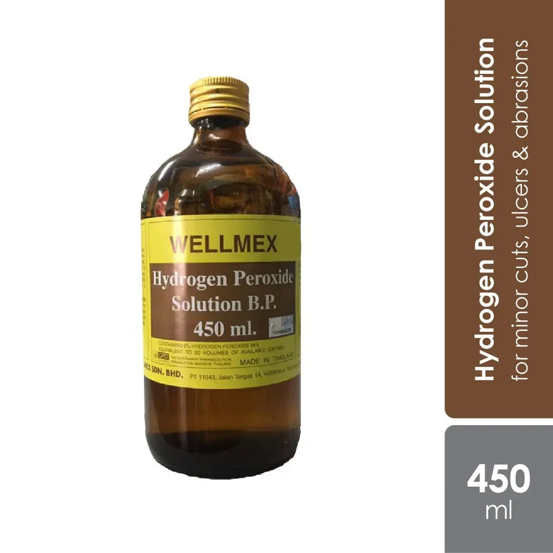 Wellmex Hydrogen Peroxide Sol B.P. 450ml