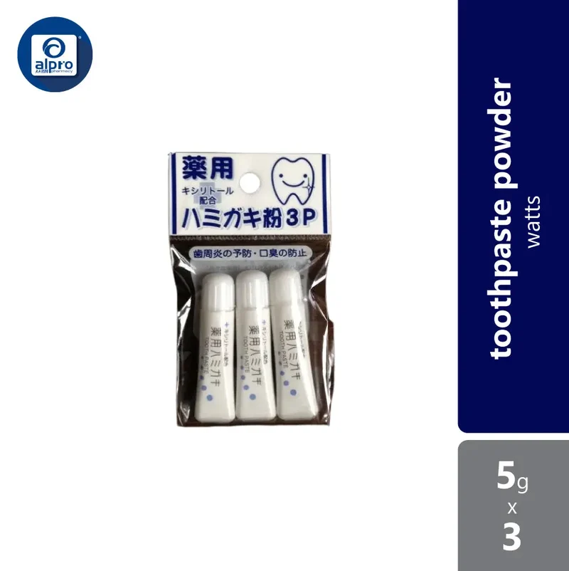 Watts Toothpaste Powder 5g x 3