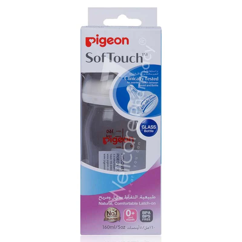 Pigeon Softouch Glass Bottle 160ml