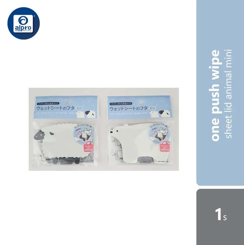 Watts One Push Wipe Sheet Lid Animal | Mini 1s