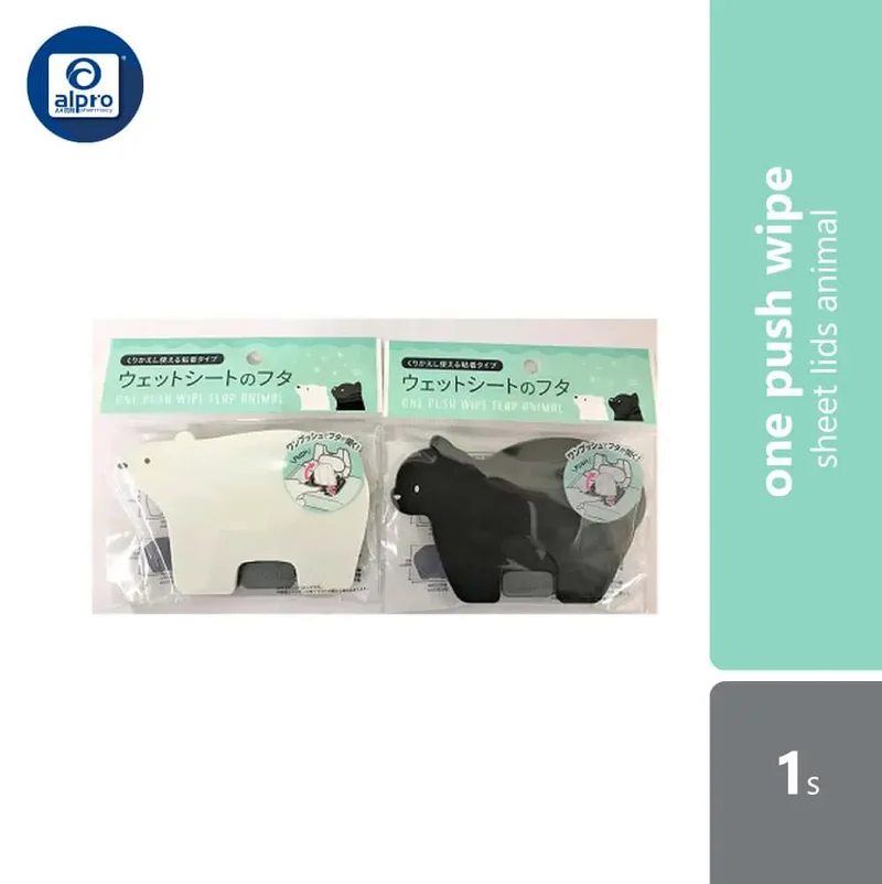 Watts One Push Wipe Sheet Lid | Animal 1s
