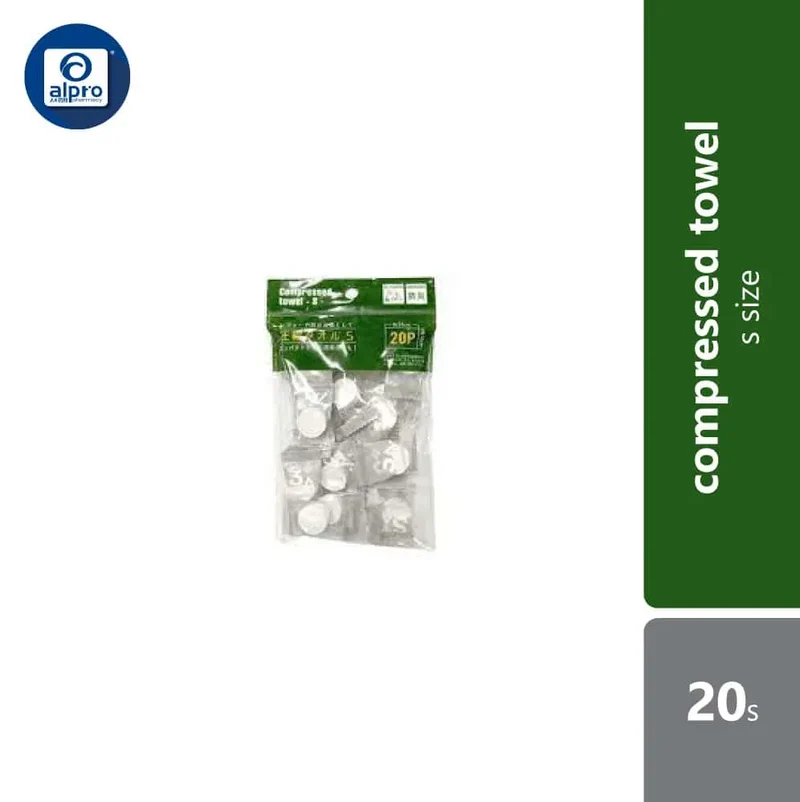 Watts Compressed Towel S Size 20s
