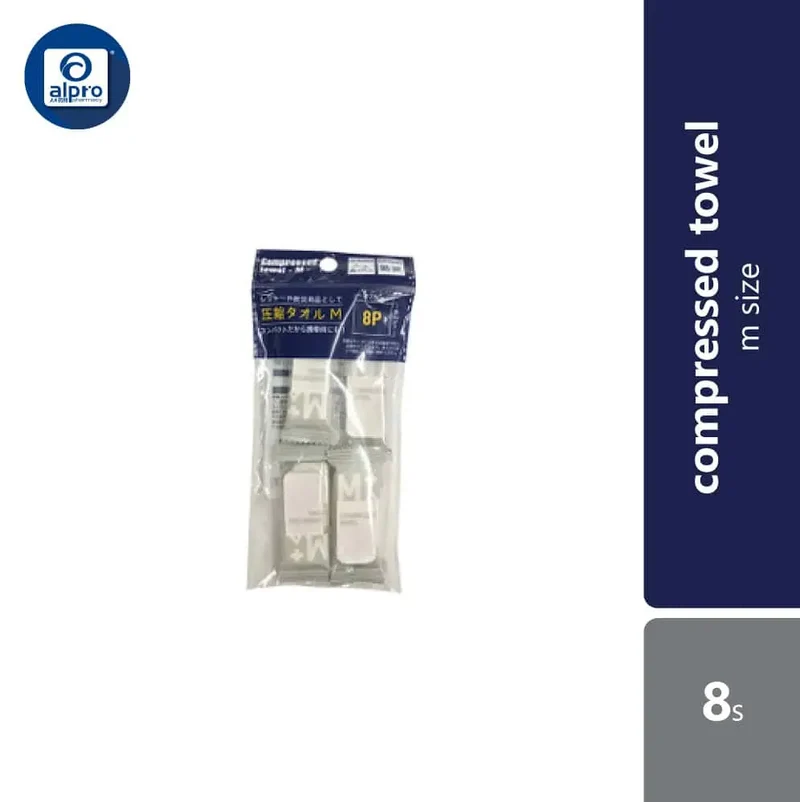 Watts Compressed Towel M Size 8s