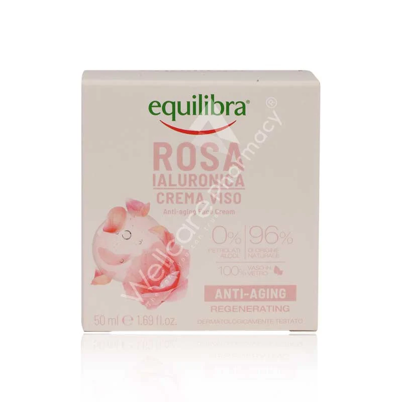 Equilibra Hyaluronic Rose Anti-Aging Face Cream 50ml