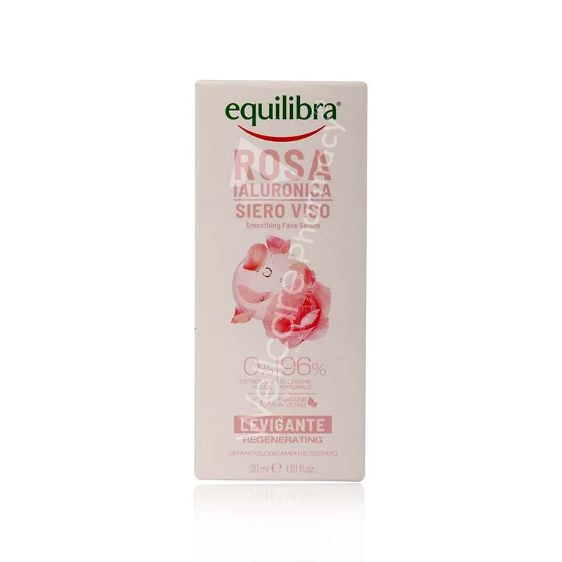 Equilibra Hyaluronic Rose Smoothing Face Serum 30ml