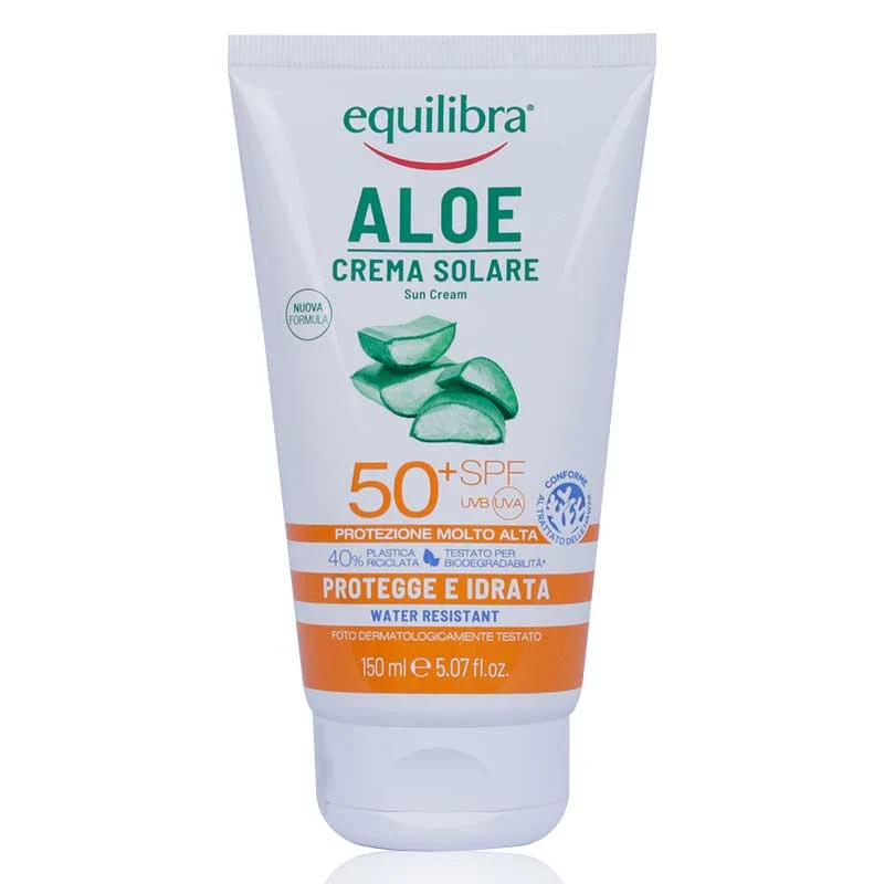Equilibra Aloe Sun Cream Spf 50+ 150ml
