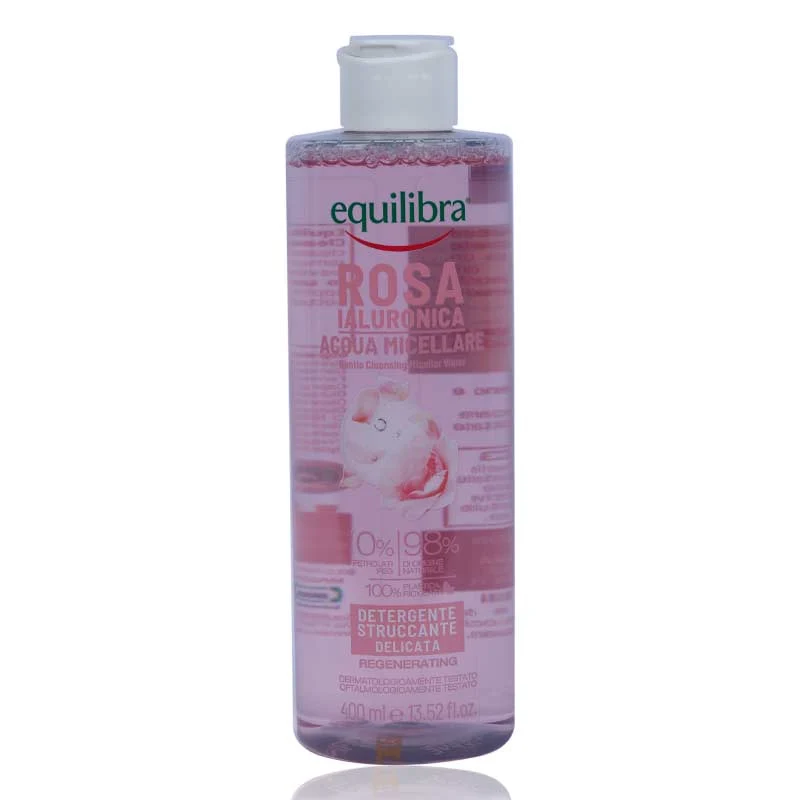 Equilibra Hyaluronic Rose Gentle Cleansing Micellar Water 400ml