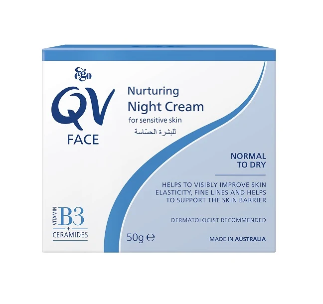 Ego Qv Face Nurturing Night Cream For Sensitive Skin 50g
