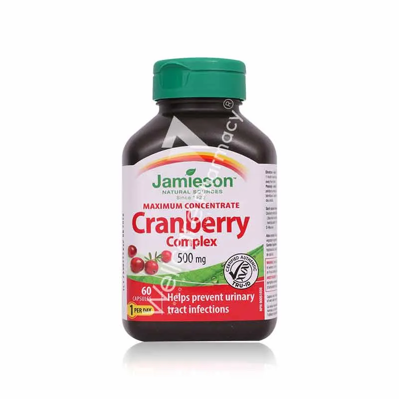 Jamieson Cranberry Complex 500mg Capsules 60'S