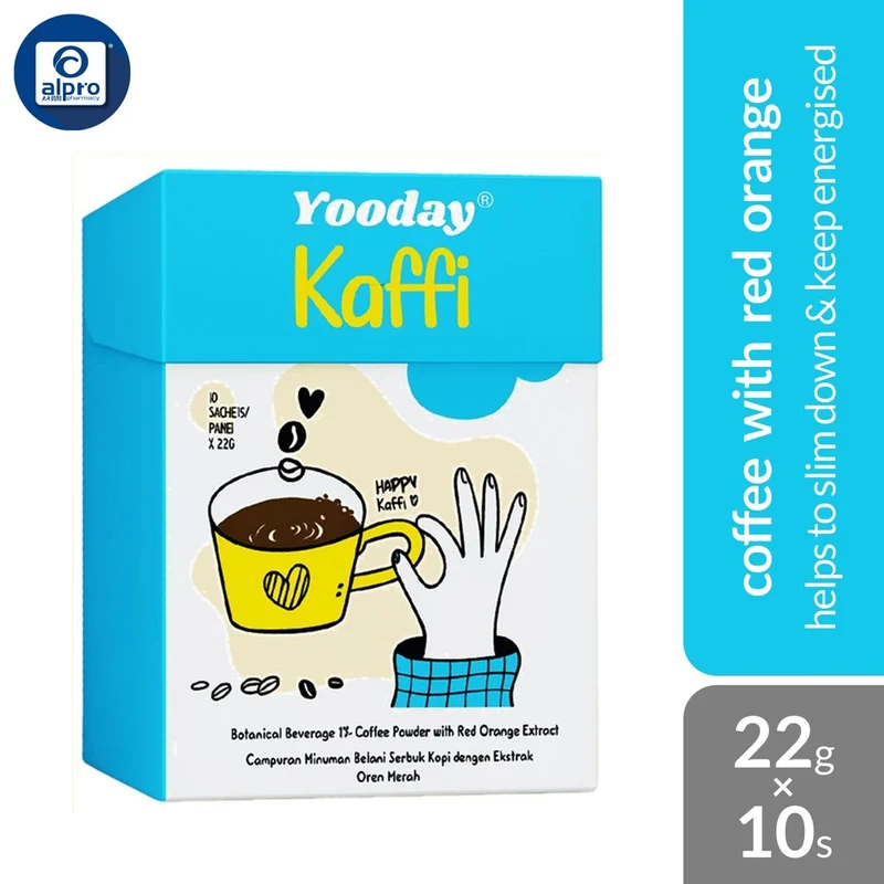 Yooday Kaffi Slimming Coffee 10s | Helps To Slim Down & Keep Energised