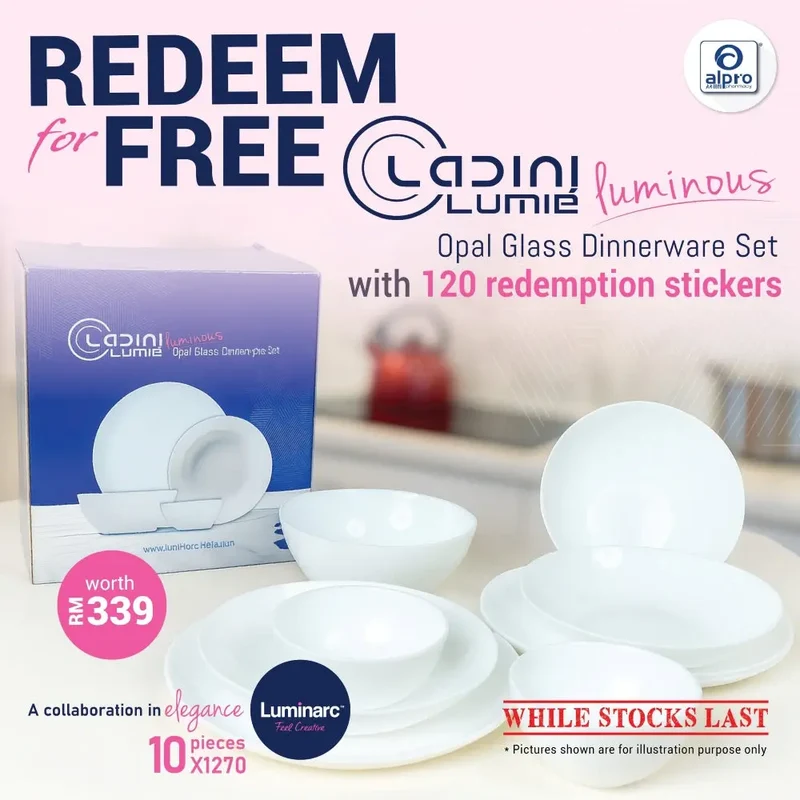 Ladini Lumie Dinner Set 10pcs | Staff Special