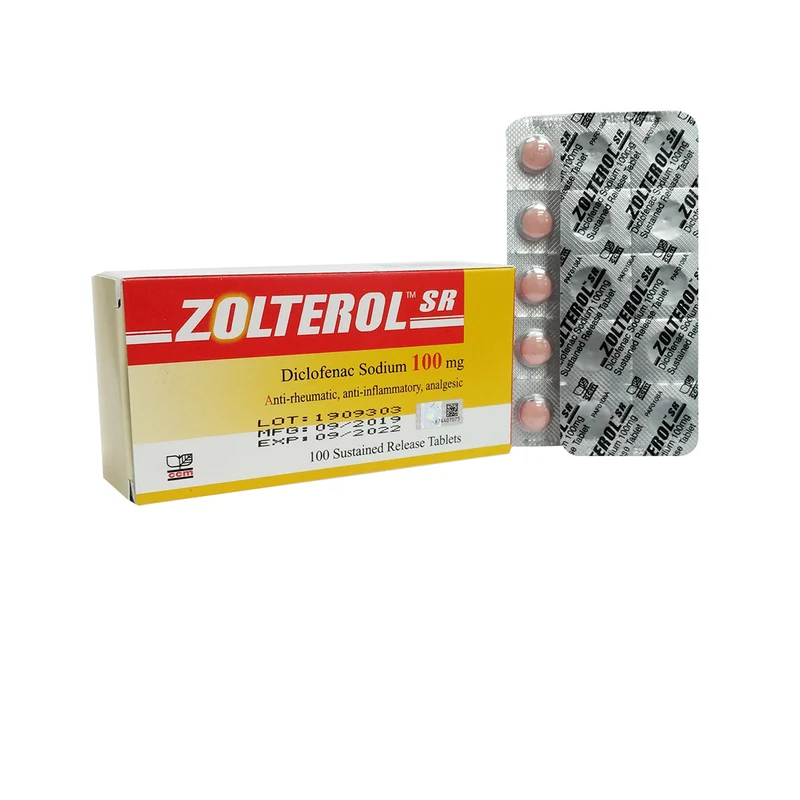 #ZOLTEROL SR 100MG 10S