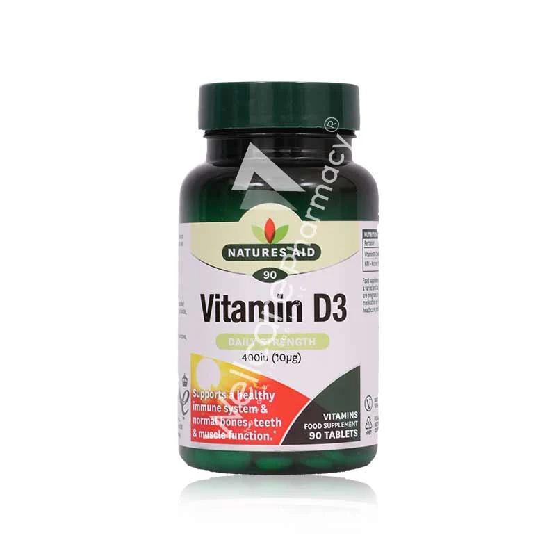 Natures Aid Vitamin D3 400iu Tablets 90'S