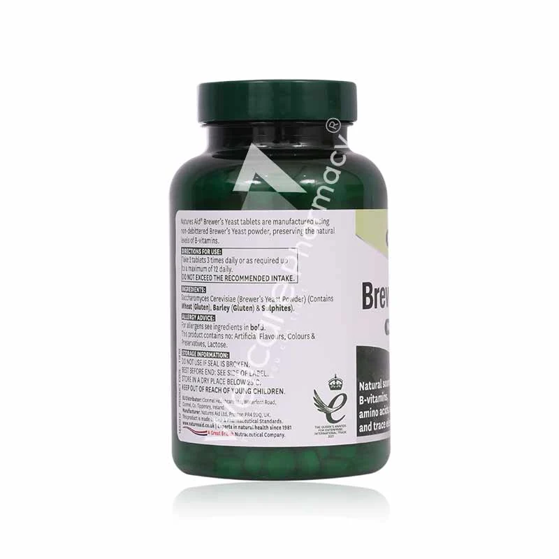 Natures Aid Brewer'S Yeast 300mg Tablets 500'S