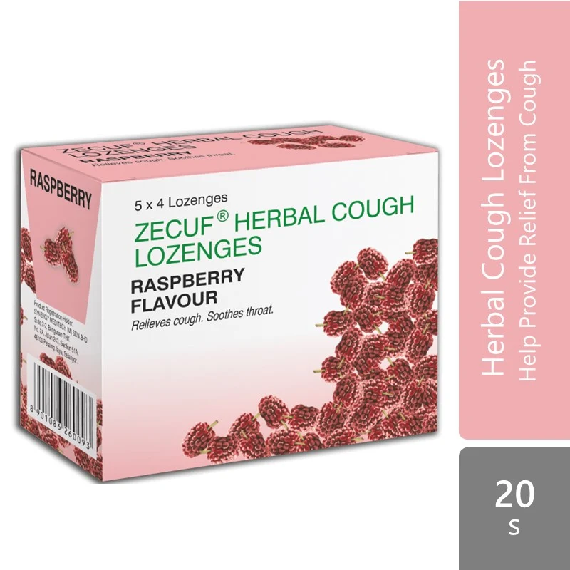 Zecuf Herbal Cough Lozenges & Other Fruits Flavour 5x4s | Help Provide Relief From Cough