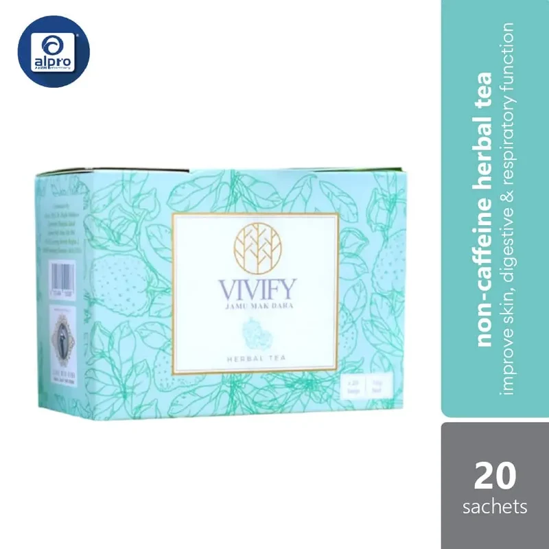 Vivify Herbal Tea 70g 20s | Relieve Indigestion & Boost Immunity