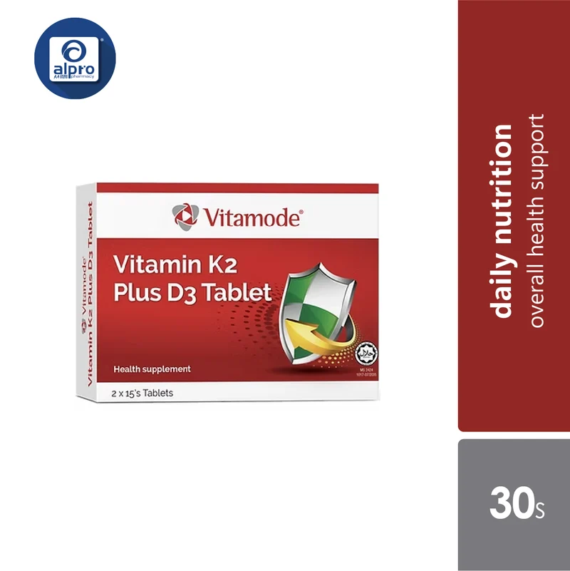 Vitamode Vitamin K2 Plus D3 Tablet 2x15s | Supports General Health