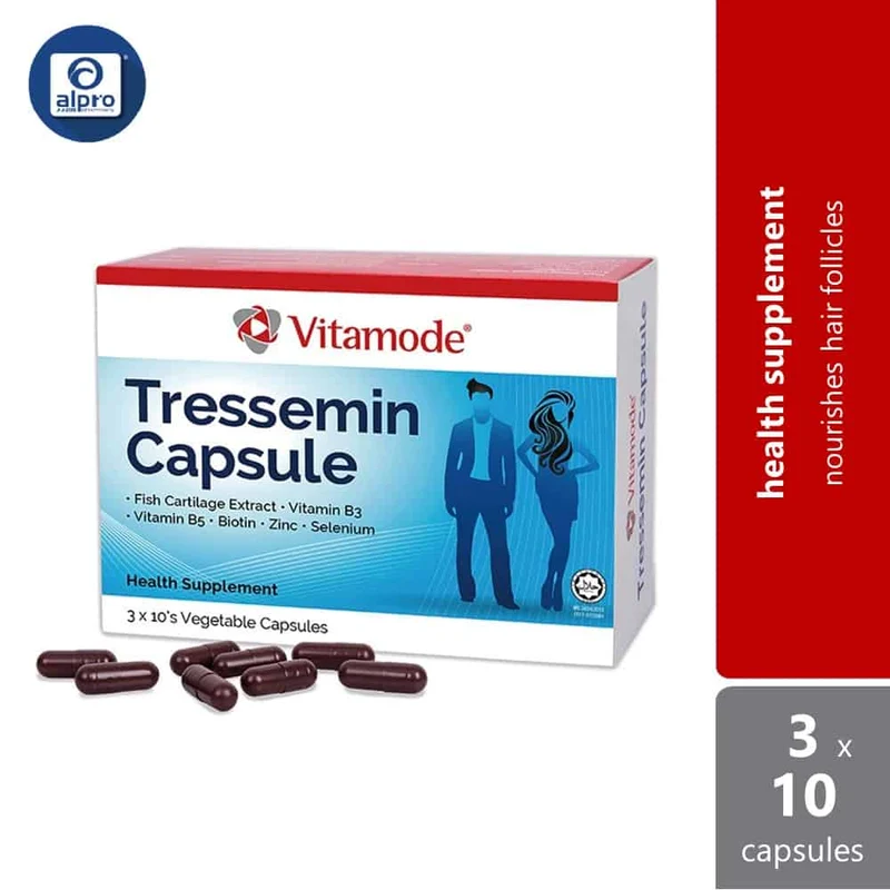 Vitamode Tressemin 520mg Capsule 30s| Nourishes Hair Follicles