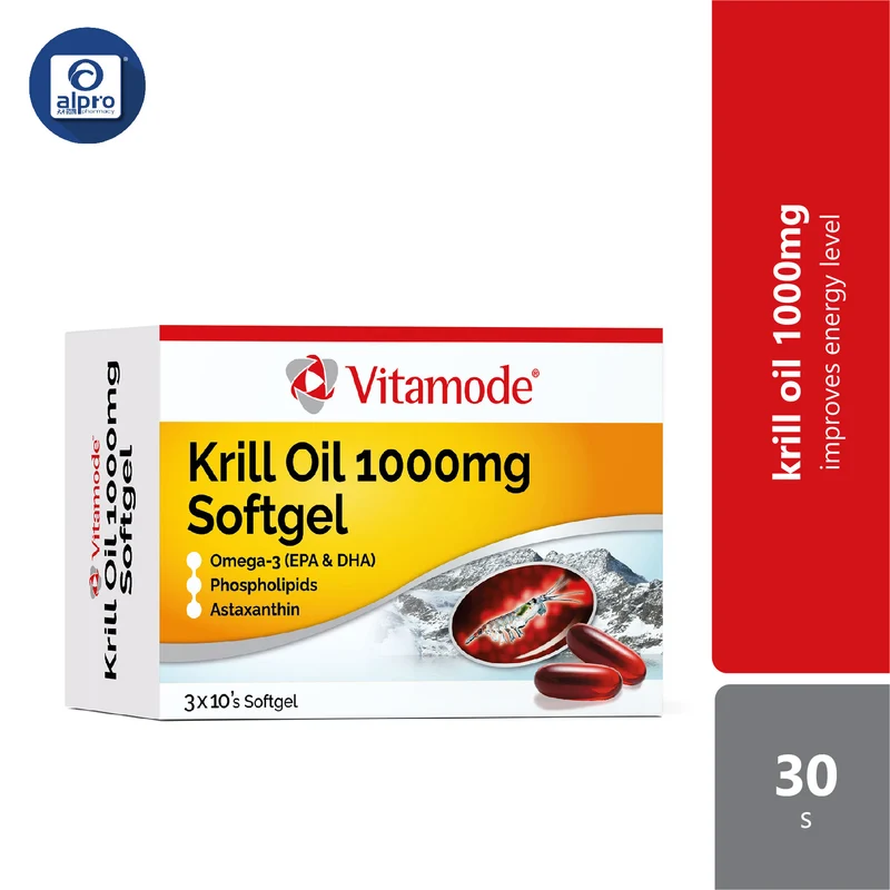 Vitamode Superba Krill Oil 1000mg 30s | Improves Energy Level