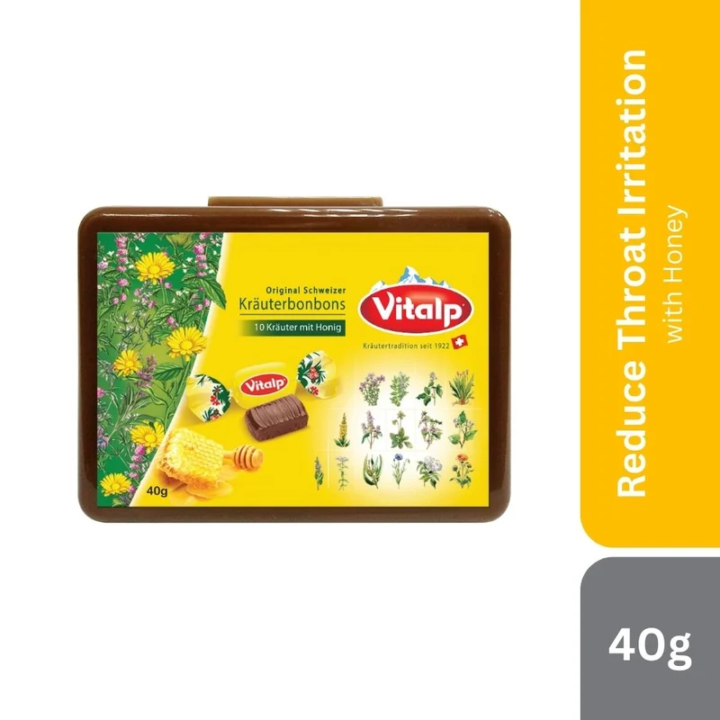 Vitalp Original Herbal Drops With Honey 40g