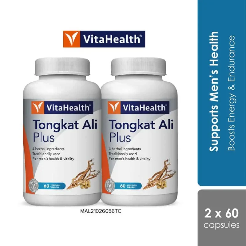 VItahealth Tongkat Ali Plus 2X60S | Support Men's Health