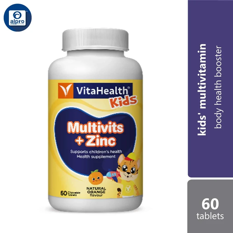 Vitahealth Kids Multivits + Zinc 60s | Body Health Booster
