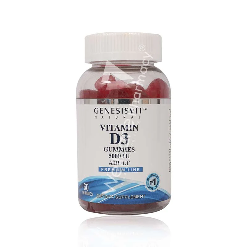 Genesisvit Vitamin D3 5000iu Adult Gummies 60'S