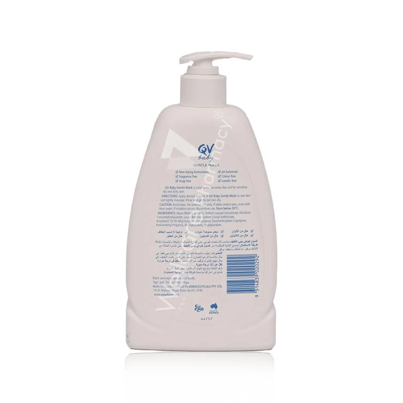Qv Baby Gentle Wash 500ml