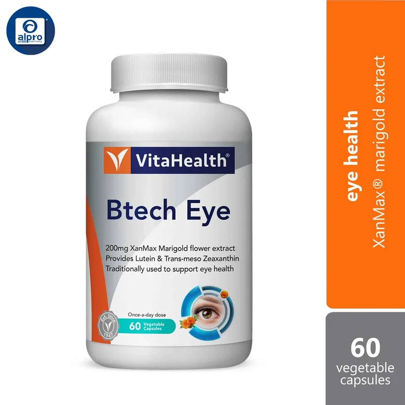 Vitahealth Btech Eye 60s | XanMax® Marigold Extract