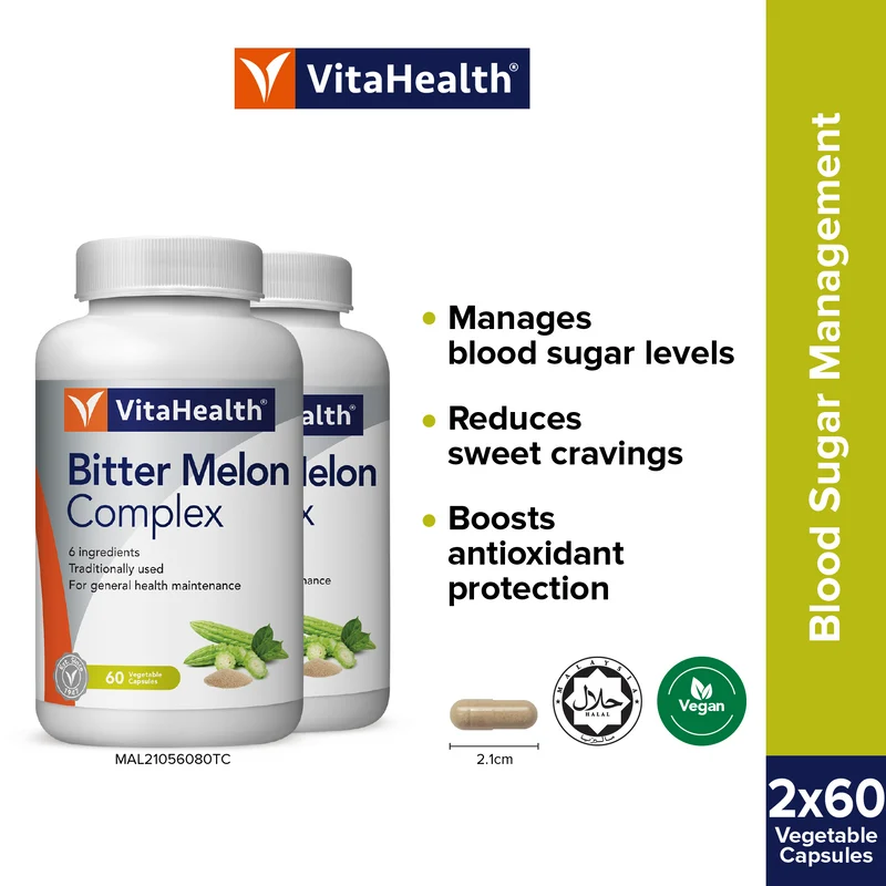 Vitahealth Bitter Melon 2X60S | Blood Sugar Management