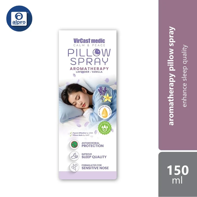 Vircast Medic Pillow Spray 150mL | Enhance Sleep Quality