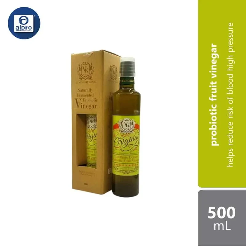 Vinegar King Hawthorn Lemon Probiotic Fruit Vinegar 500ml