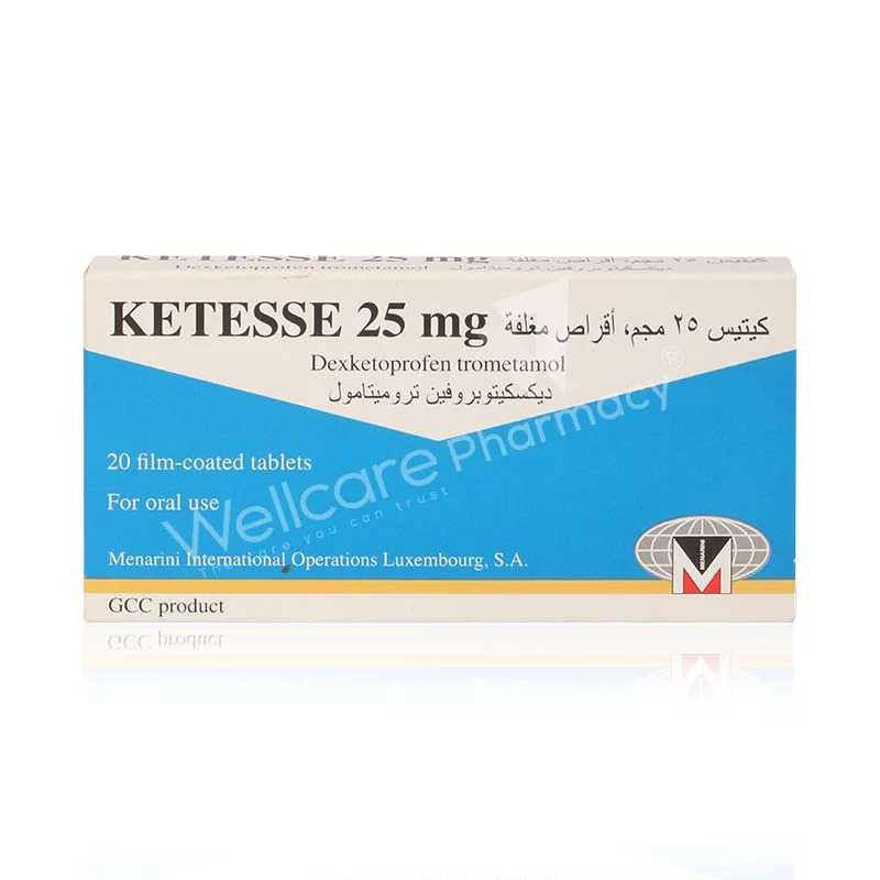 Ketesse 25mg Tablets 20'S