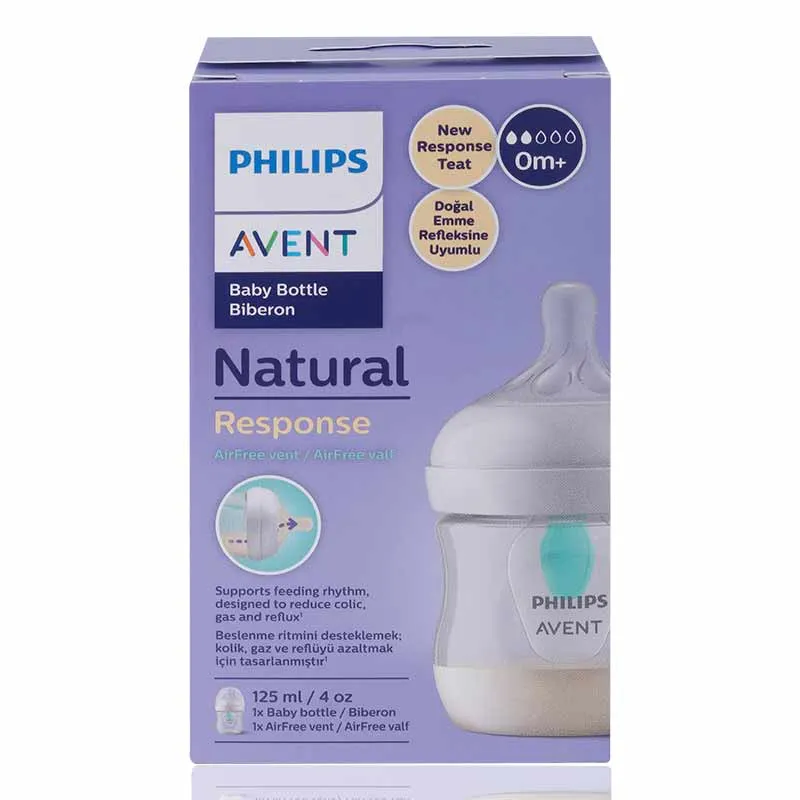 Avent Natural 3.0 Feeding Bottle With Vent 125ml-Scy670/01