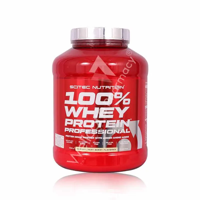 Scitec Nutrition 100% Whey Protein Vanilla Very Berry 2350gm