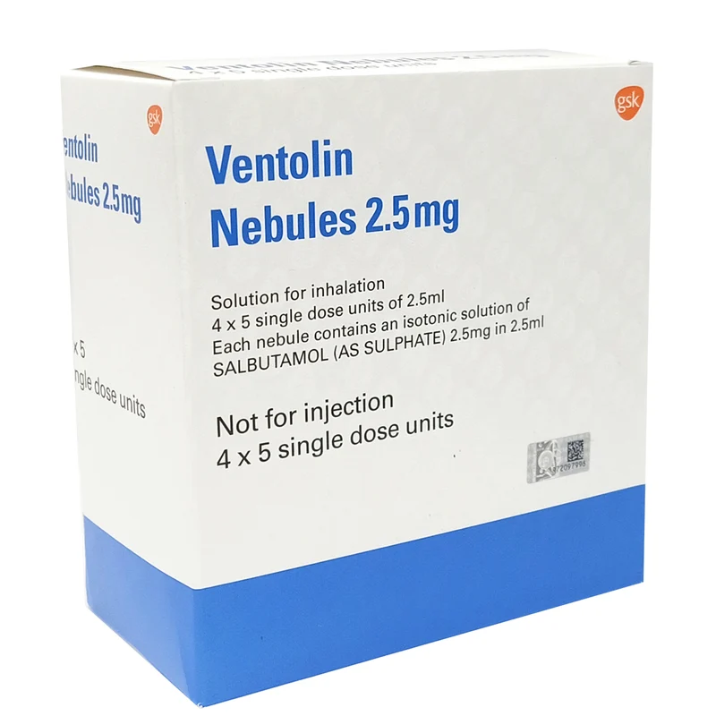Ventolin Nebules 2.5mg 4x5s