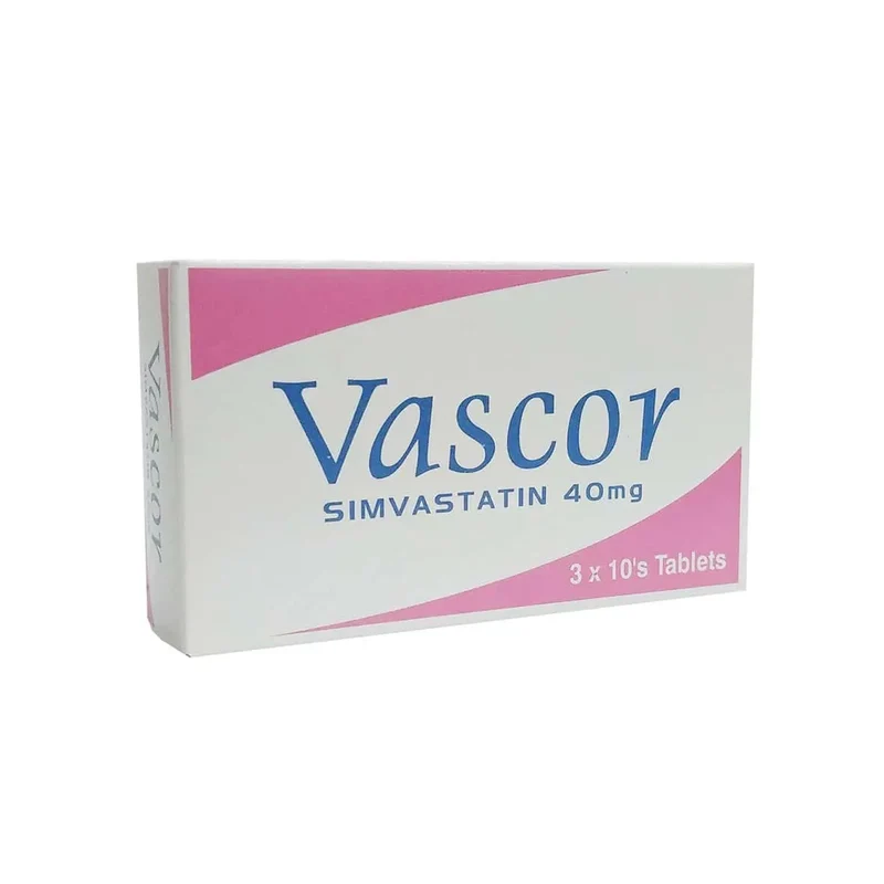 Vascor 40mg 3x10s