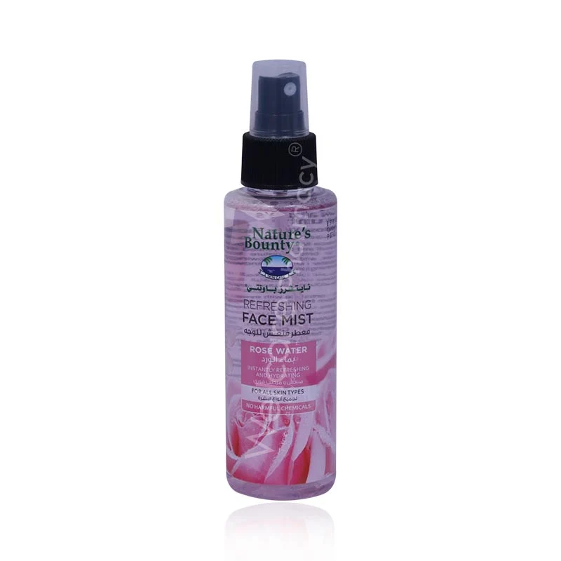 Natures Bounty Refreshing Face Mist Rose Water